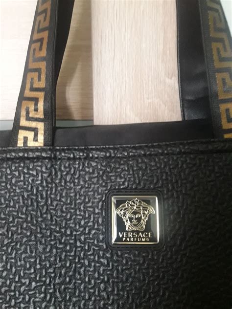 versace parfums сумка|Versace purses black label.